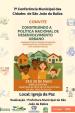 VII Conferência Municipal das Cidades acontecerá nos dias 29 e 30 de maio